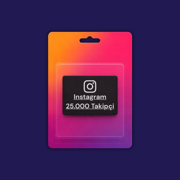 Instagram 25.000 Adet Takipçi