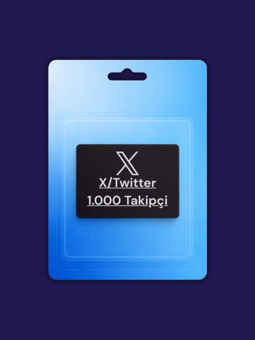 XTwitter 1.000 Takipçi X/Twitter 1.000 Adet Takipçi