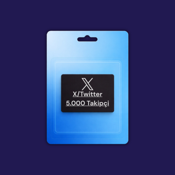 XTwitter 5.000 Takipçi X/Twitter 5.000 Adet Takipçi