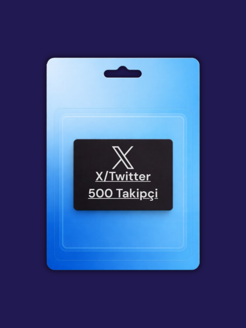 XTwitter 500 Takipçi X/Twitter 500 Adet Takipçi